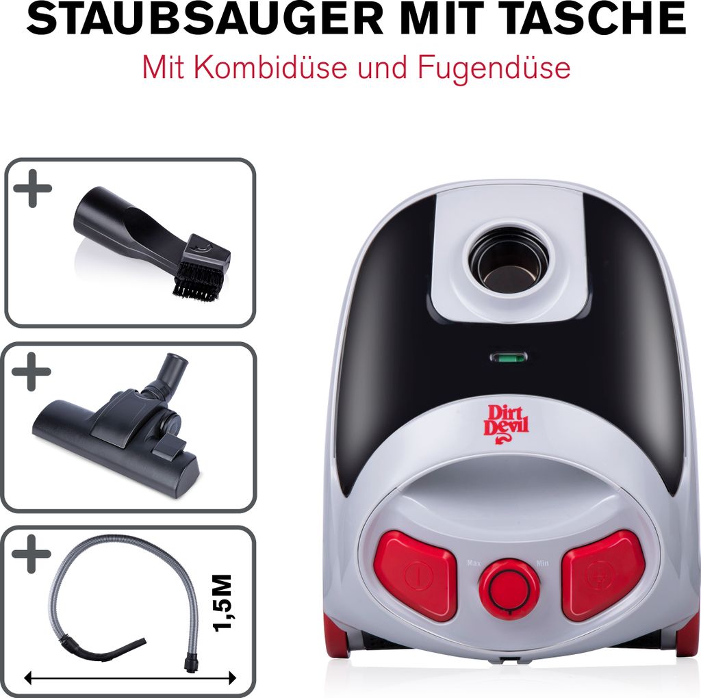 Dirt Devil Staubsauger Geht Immer Aus Dirt Devil Staubsauger mit Beutel DD2001 - | Kaufland.de