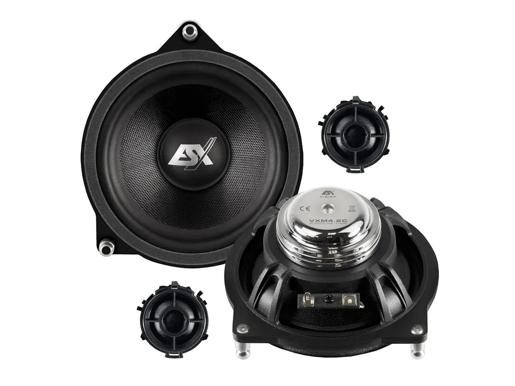 Haut-parleur ESX VXM4.2C Coaxial 10cm avec Tweeter en Soie Mercedes