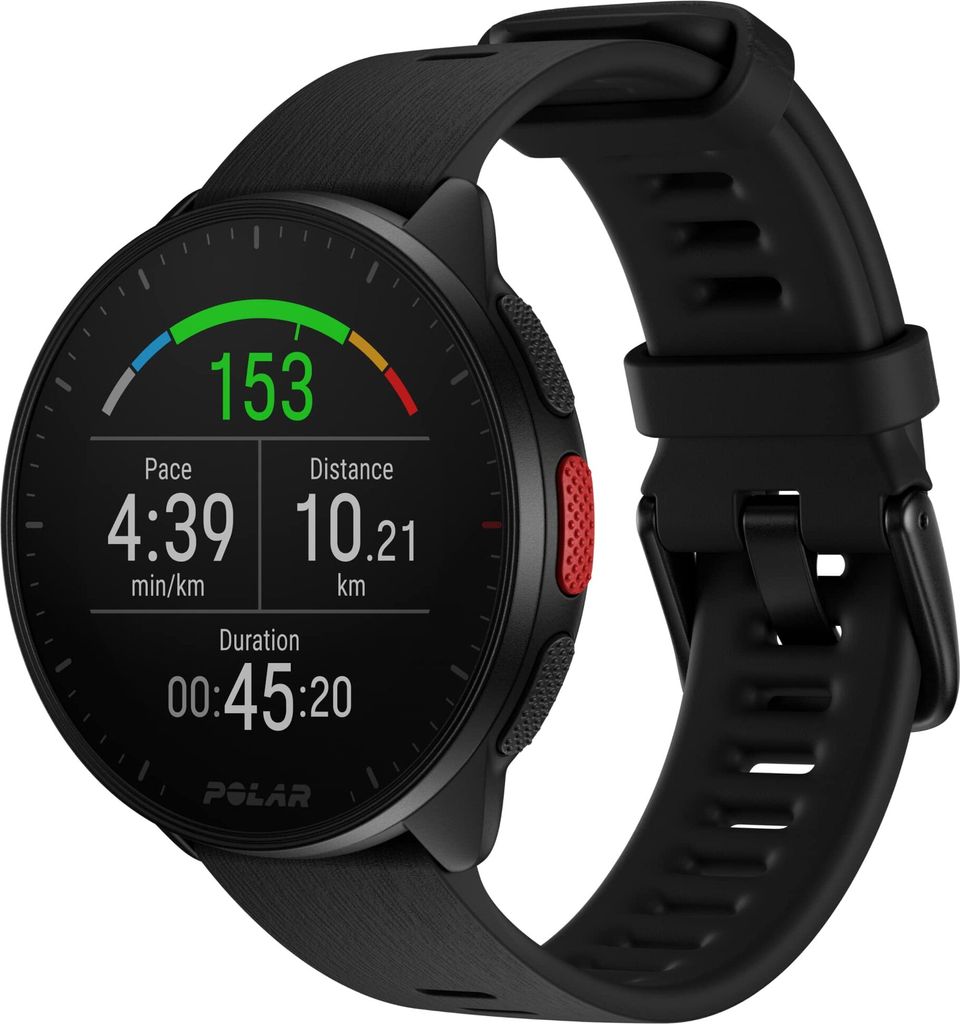 POLAR Išmanusis laikrodis Polar Pacer,S/L dydžio, Juodos Obrázok produktu 