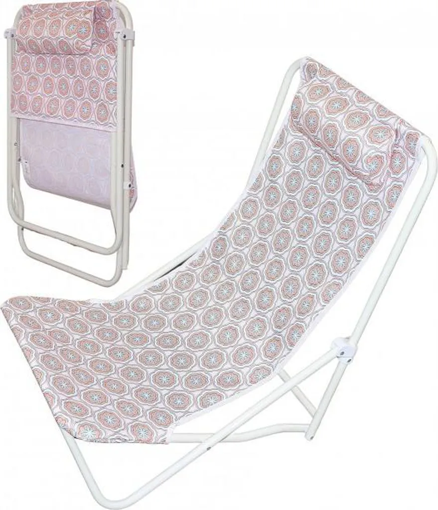 Chaise longue de plage pliable bleue : finissez-en avec le mal de dos