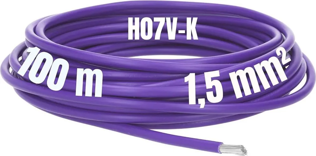 Câble LAPP 4160407 Violet 1.5 mm² : conformité UL/CSA garantie 100m