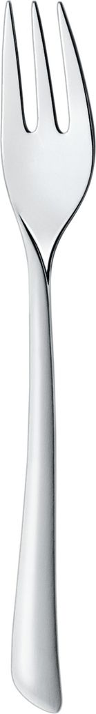 WMF Virginia Kuchengabel 15,7 cm, Cromargan protect Edelstahl teilmattiert, kratzbeständig, spülmaschinengeeignet