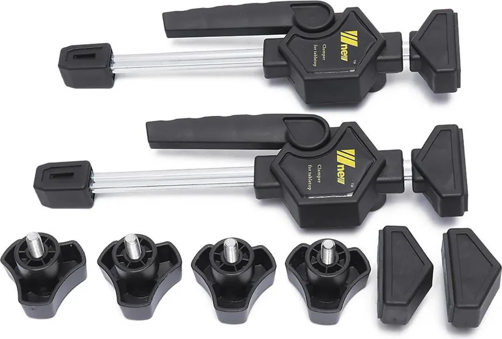 Pince de serrage à une main pour rail 20mm - Cliquet rapide 260mm Noir