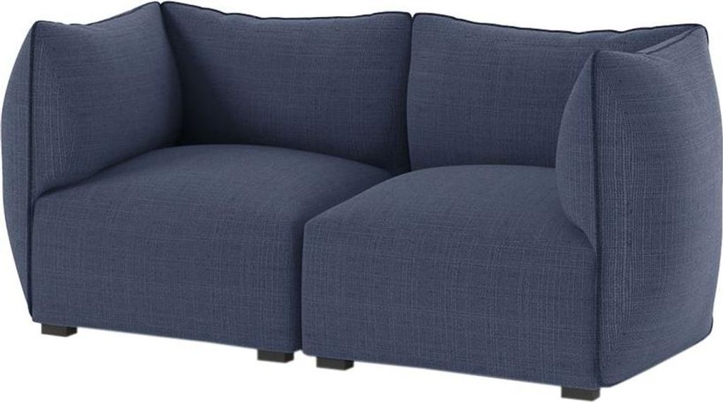 Modul-Zweisitzer-Sofa Puzzle-Sawana 80