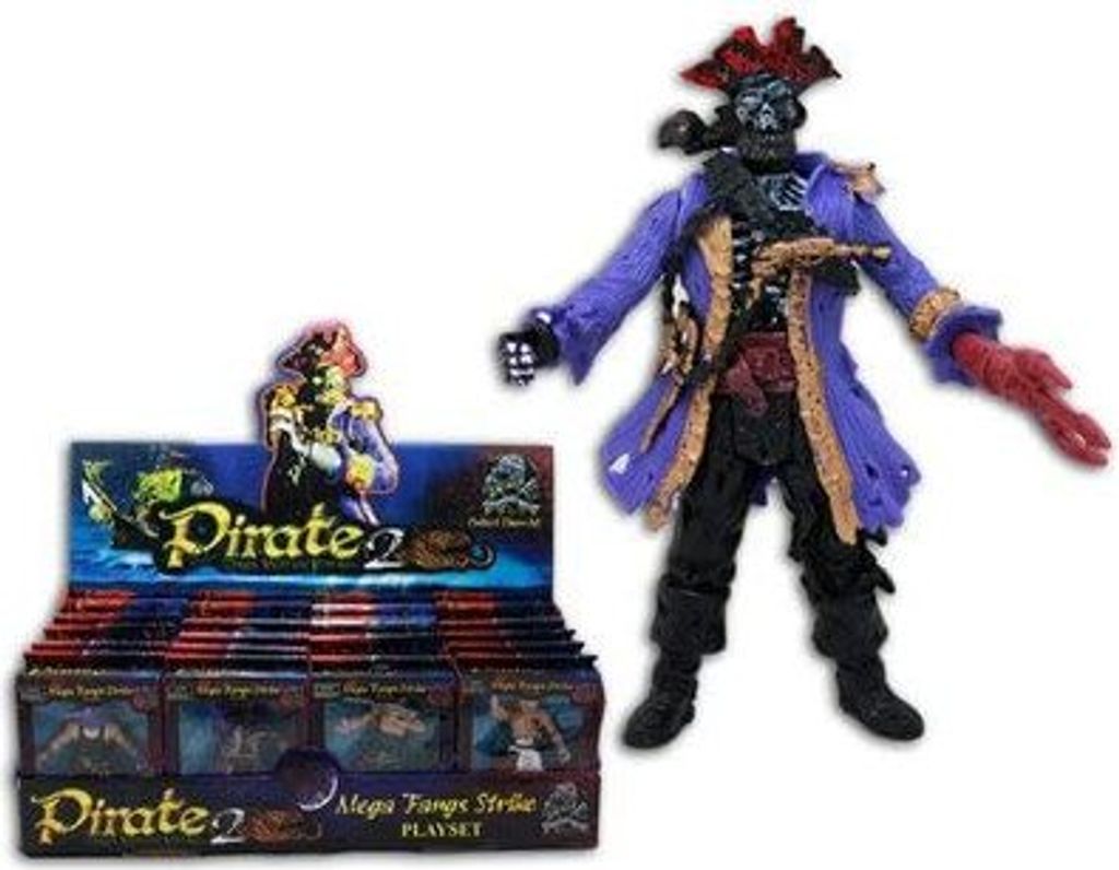 1 x Piratenfigur, 1 aus 8 Varianten, Kunststoff, ca. 10cm, Monster-, Geisterpiraten
