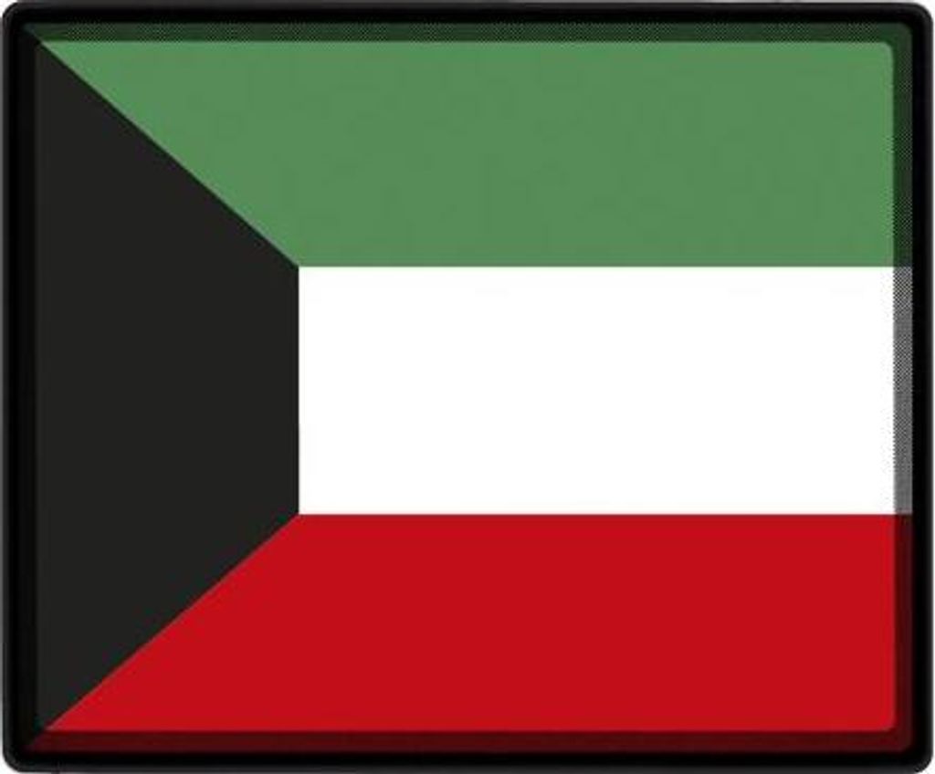 Mousepad Mauspad mit Motiv - Kuwait Fahne - 82089 - Gr. ca. 24 x 20 cm