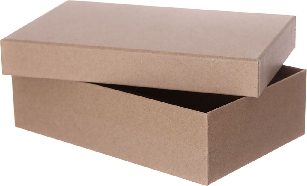 Pappschachtel, braun, 24 x 16 x 7 cm, Kraftpapier Produktbild 
