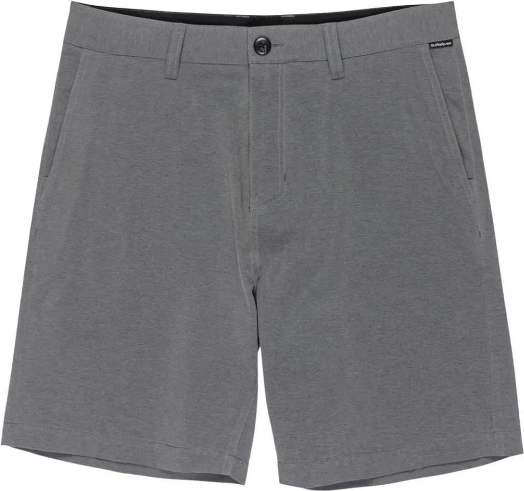 Short Chino Quiksilver Union Heather Noir 28 - Bermuda Stretch Confort