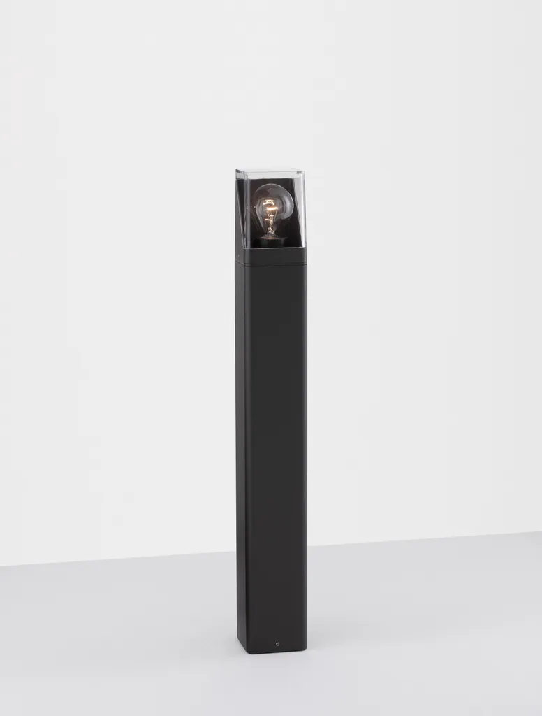 Nova Luce SELENA Lampe d'allée Design Moderne en Aluminium Gris Anthracite