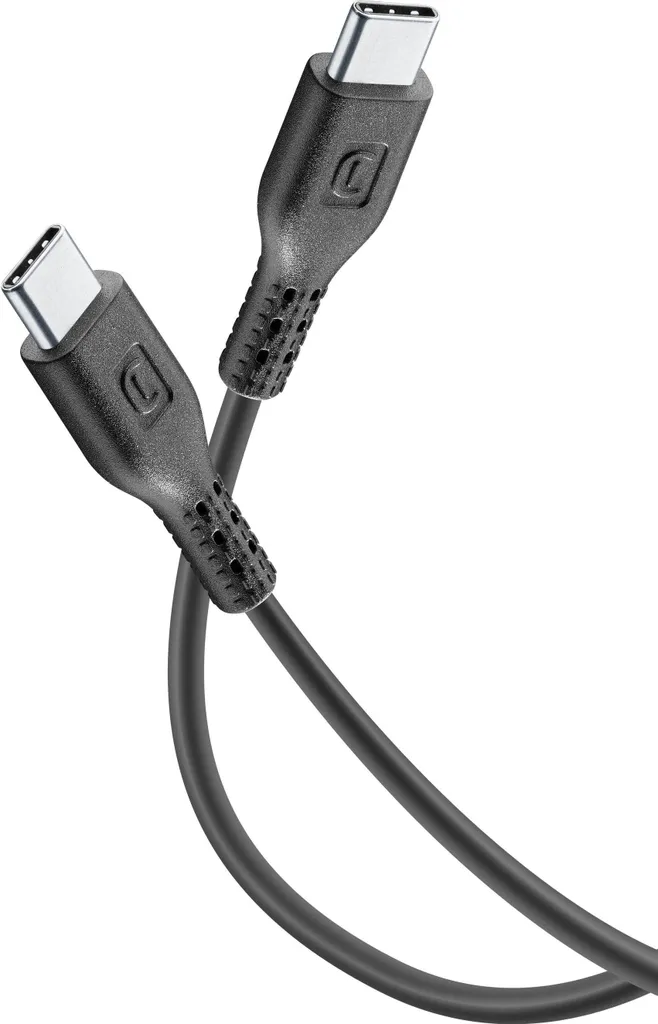 Câble USB-C 2m Charge Rapide 5A Cellularline avec Connecteurs Renforcés