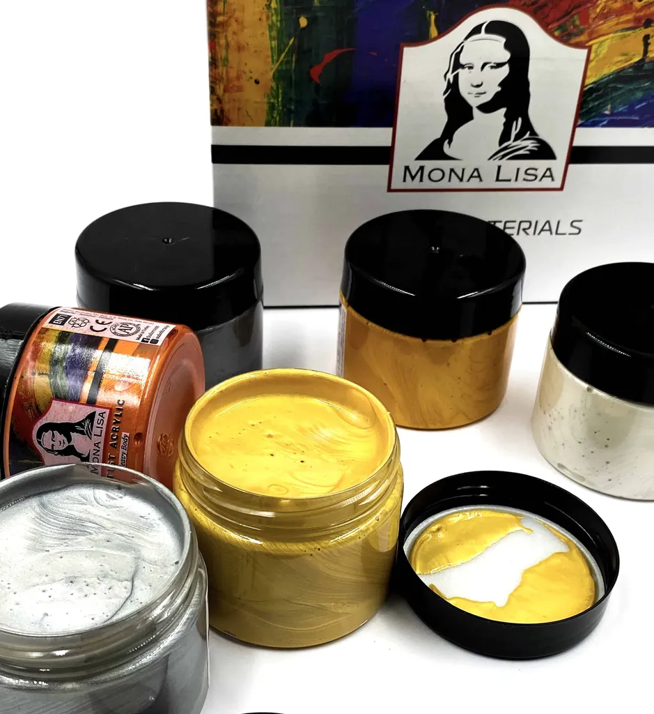 Monalisa Acrylfarben Set Metallic Effekt