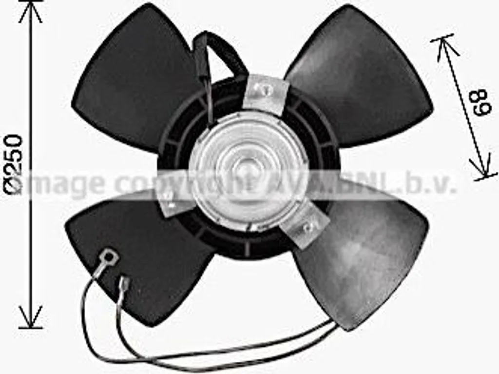Ventilateur Radiateur Haute Performance 12V pour Seat Ibiza et Marbella