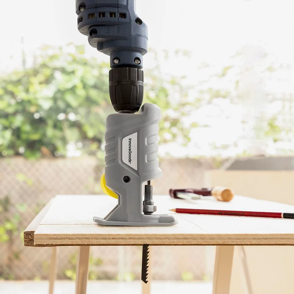 Scie Sauteuse Adaptable pour Perceuse et Visseuse - Kit de Conversion - 3