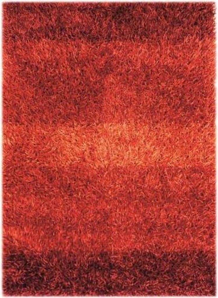 Shaggy Chips Stripe red (170x240 cm)