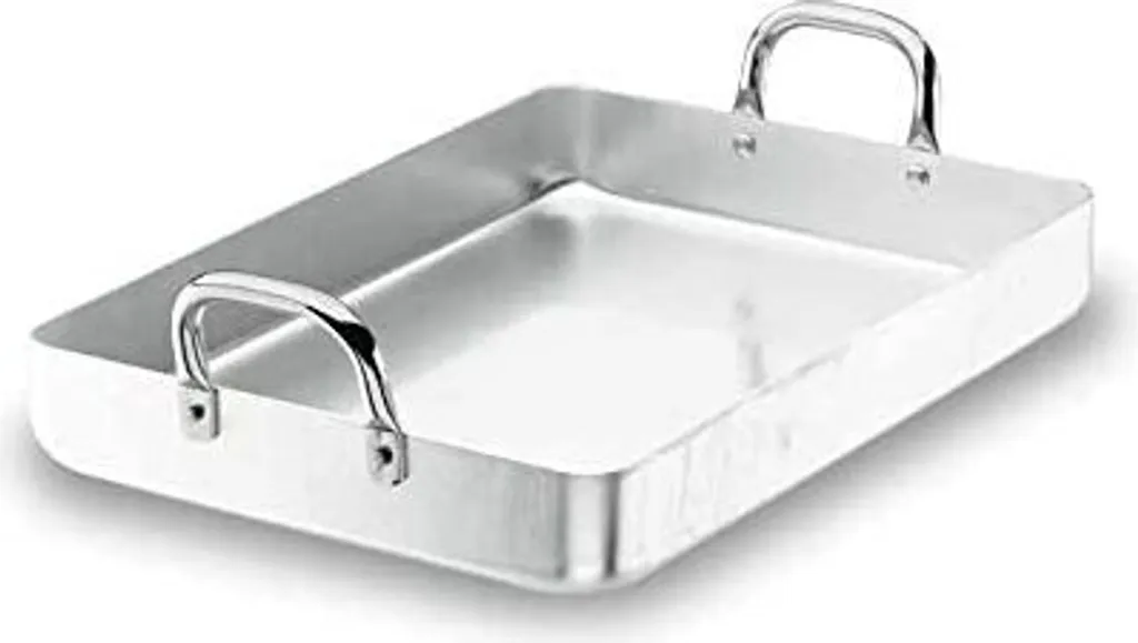 Lacor 20560F Rustidera 60cm Alluminio con Maniglie - Ideale Grandi Eventi