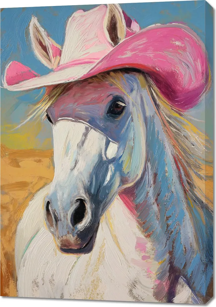 Aménager son Intérieur avec le Tableau Chapeau Rose 70x100 cm Chic et Zen
