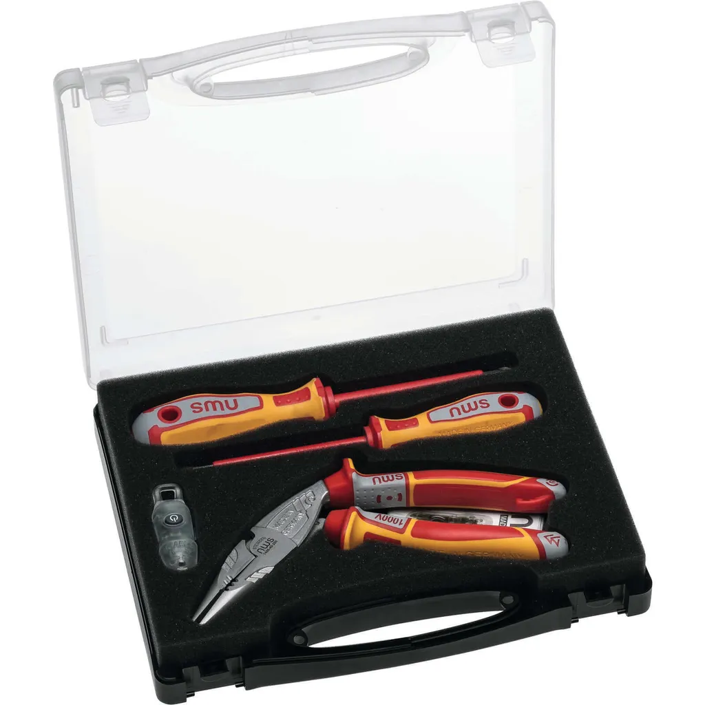 Travaillez sous tension en sécurité avec ce set d'outils VDE 5 pcs