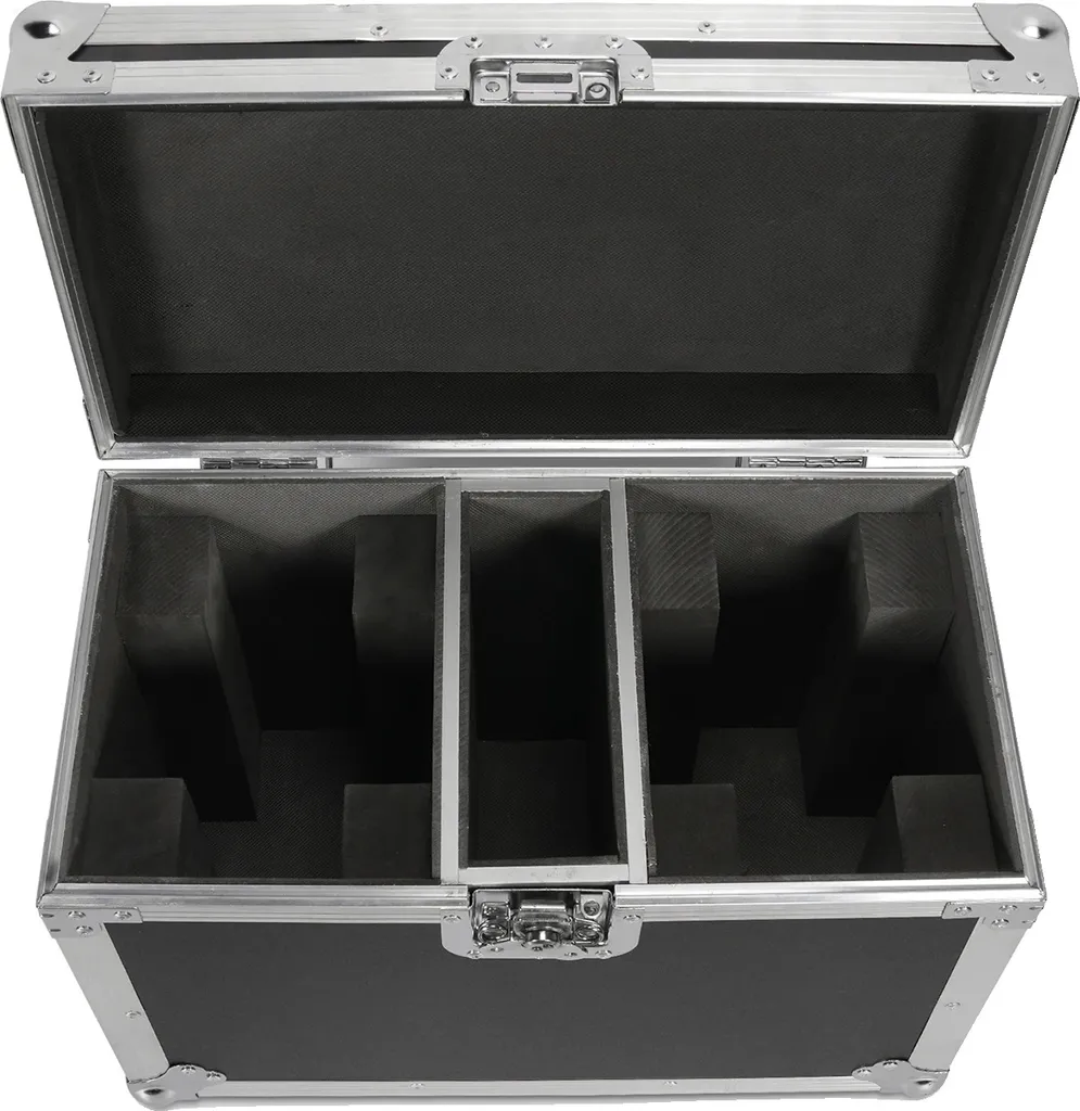 Flightcase Moving Head pour DJ et scène avec poignée et roues de trolley