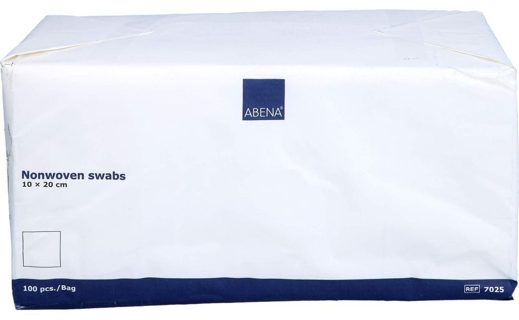 ABENA Vlieskompressen 4-lagig unsteril 10 x 20 cm, 100 St. Kompressen