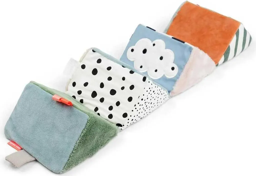 Cube Sensoriel Dépliable Multicolore avec Miroir et Textures Variées - 7