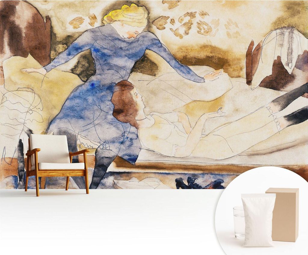 Fototapete - 416x254 cm - Tapete - Wandtapete - Wandbilder - Dekofolie - Tapete Folie - Wand - Dekoration - Wohnzimmer - Feministischer Frieden