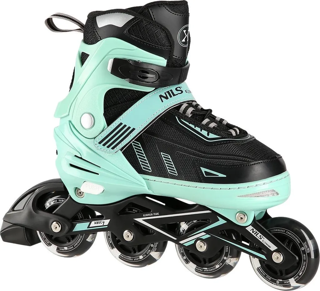 Patins à roulettes alignées Mint LED avec roues High-Rebound taille L
