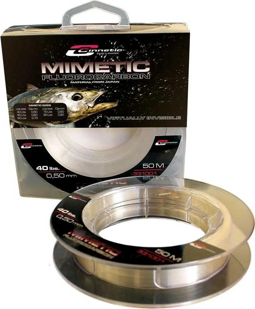 Cinnetic Mimetic Flurocarbon 50 M Durchsichtig 0.500 mm Durchsichtig 0.500 mm