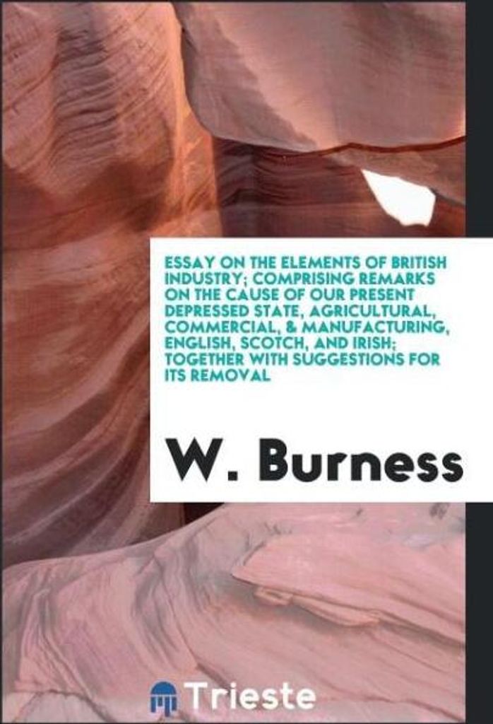 Essay on the elements of British industry; comprising remarks on the cause of our present depressed state, agricultural, commercial, & manufacturin...