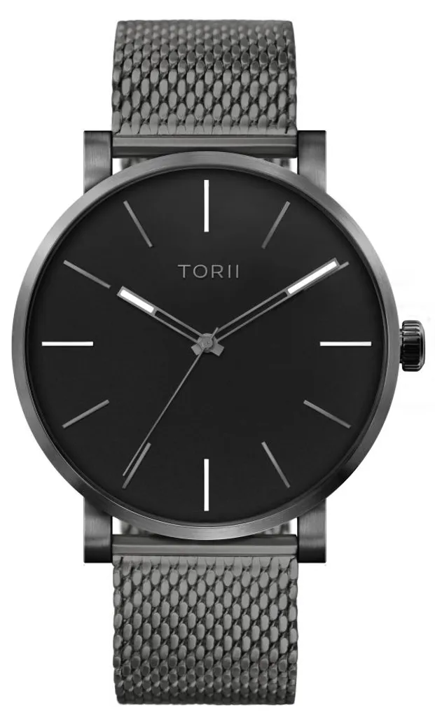 Montre Grise TORII A45AG.BA en Acier - Étanche 100m et Style Classique