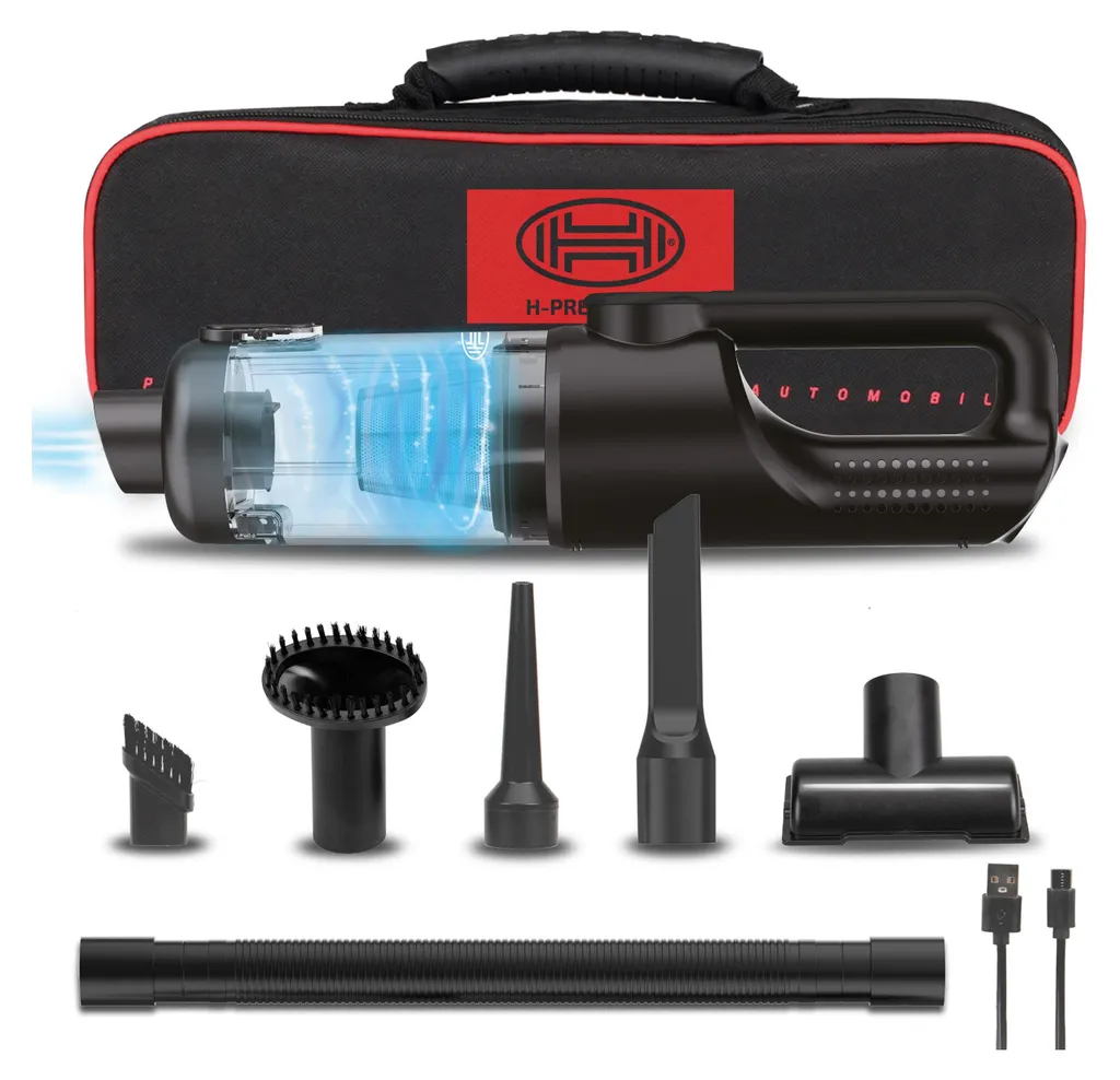 Aspirateur voiture sans fil puissant pour nettoyage intérieur et recoins