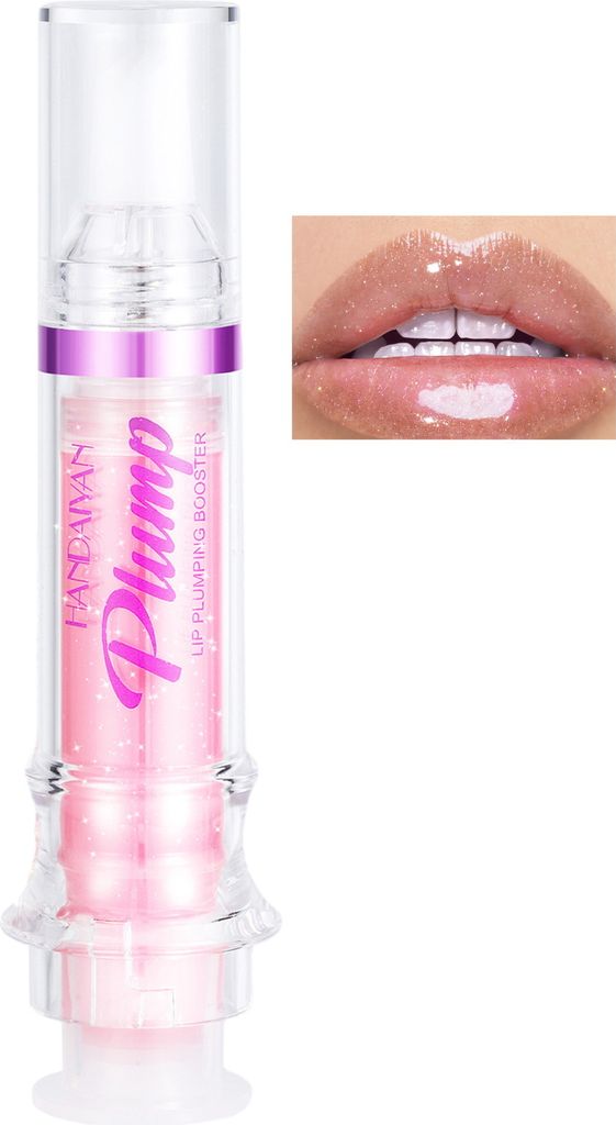 Lip Plumping Gloss, schnelltrocknender Spiegel-Lippenglanz, lang anhaltende Feuchtigkeitsversorgung, feuchtigkeitsspendendes Lip Glow Oil Makeup, L...