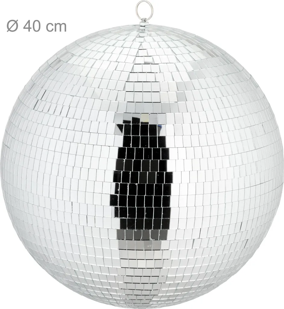 Boule à facettes miroir 40 cm idéale pour ambiance disco et décoration club