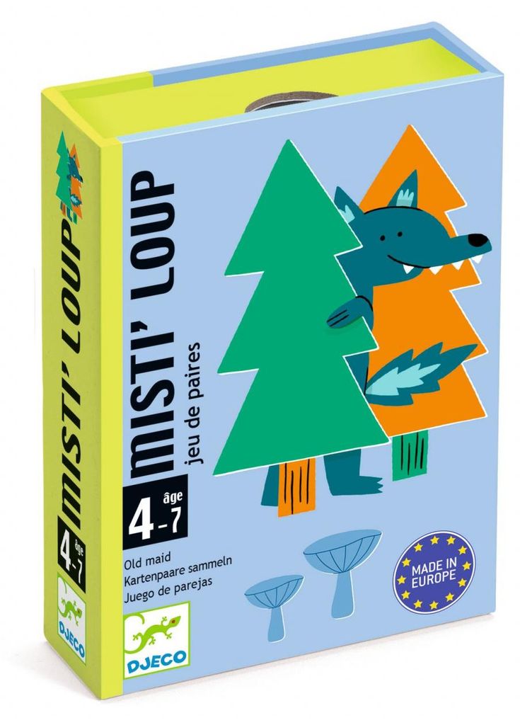 Djeco-Kartenspiele: Misti'Loup