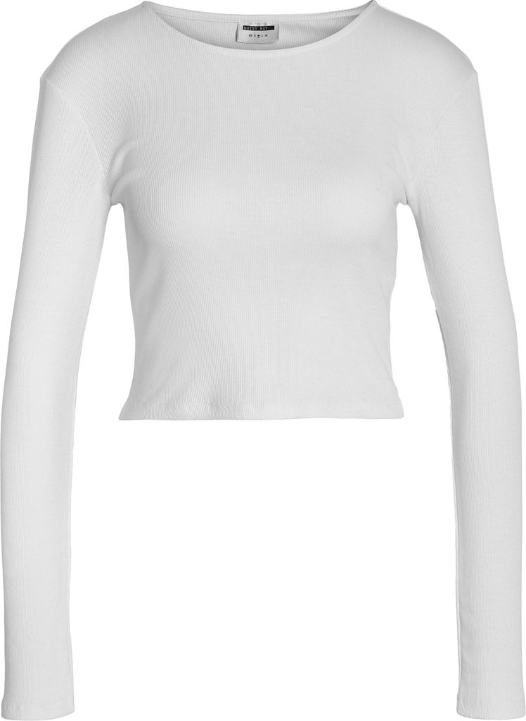 NOISY MAY Langarm Crop Top NMMAYA Größe: L