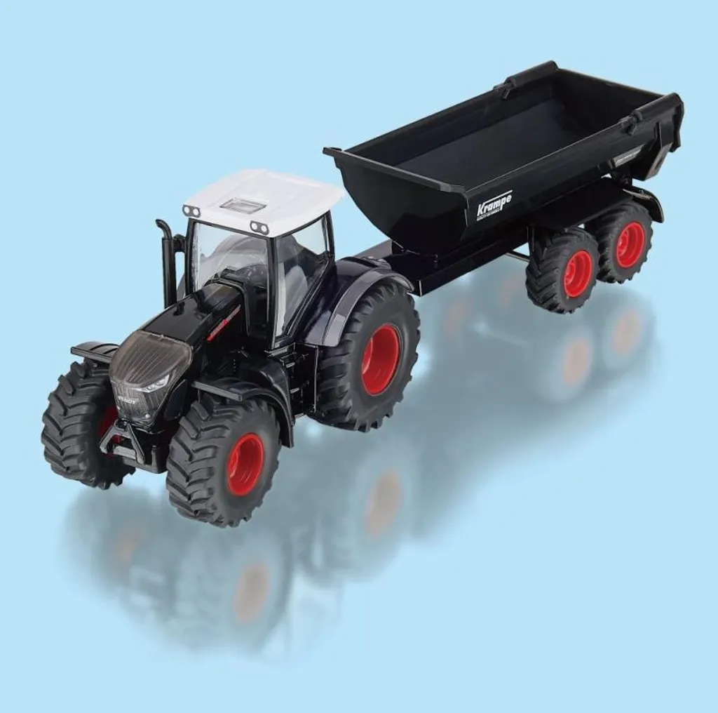 Tracteur Fendt avec Krampe HP20 Solide - Fini les Jouets Fragiles