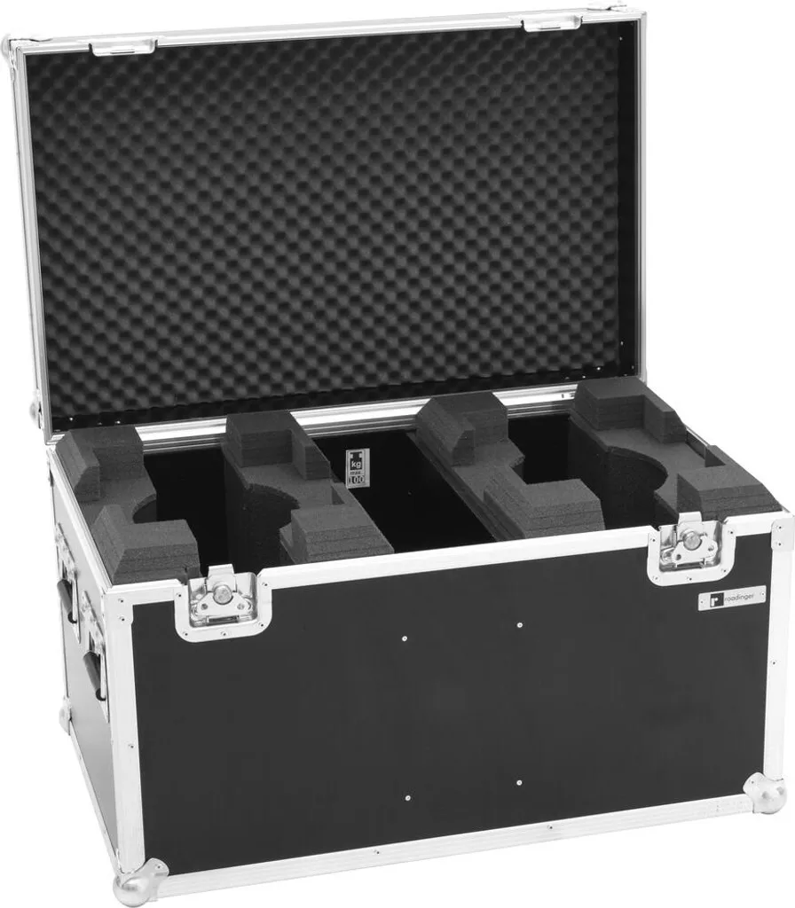 Mallette de Transport Robuste ROADINGER pour 2 Lyres LED TMH-X7 Pro