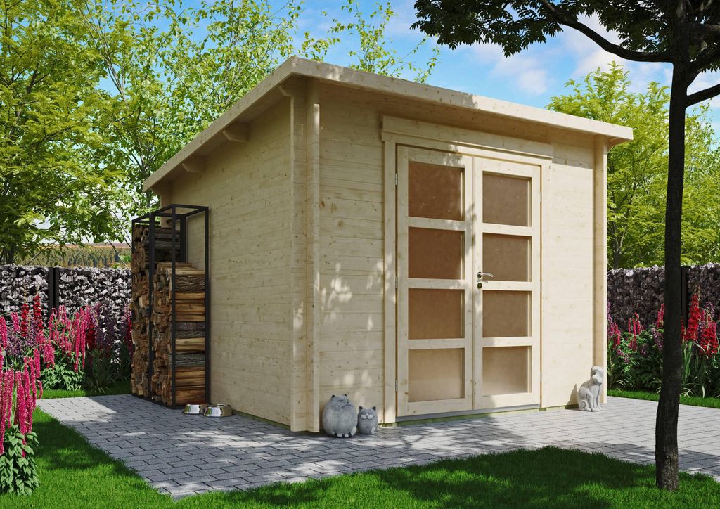 Fjordholz Gartenhaus Modell Max 44 F