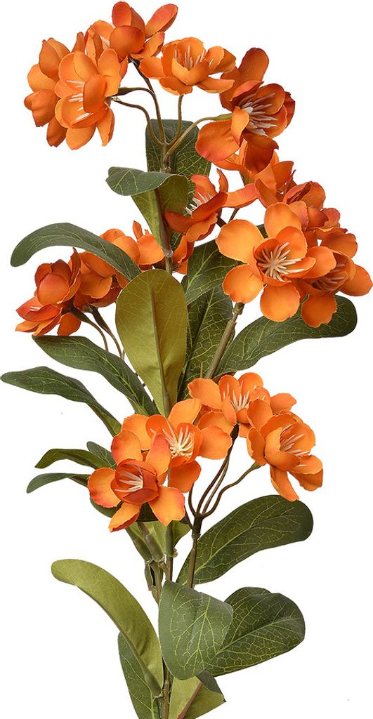 Clayre & Eef Kunstblume 70 cm Orange Kunststoff
