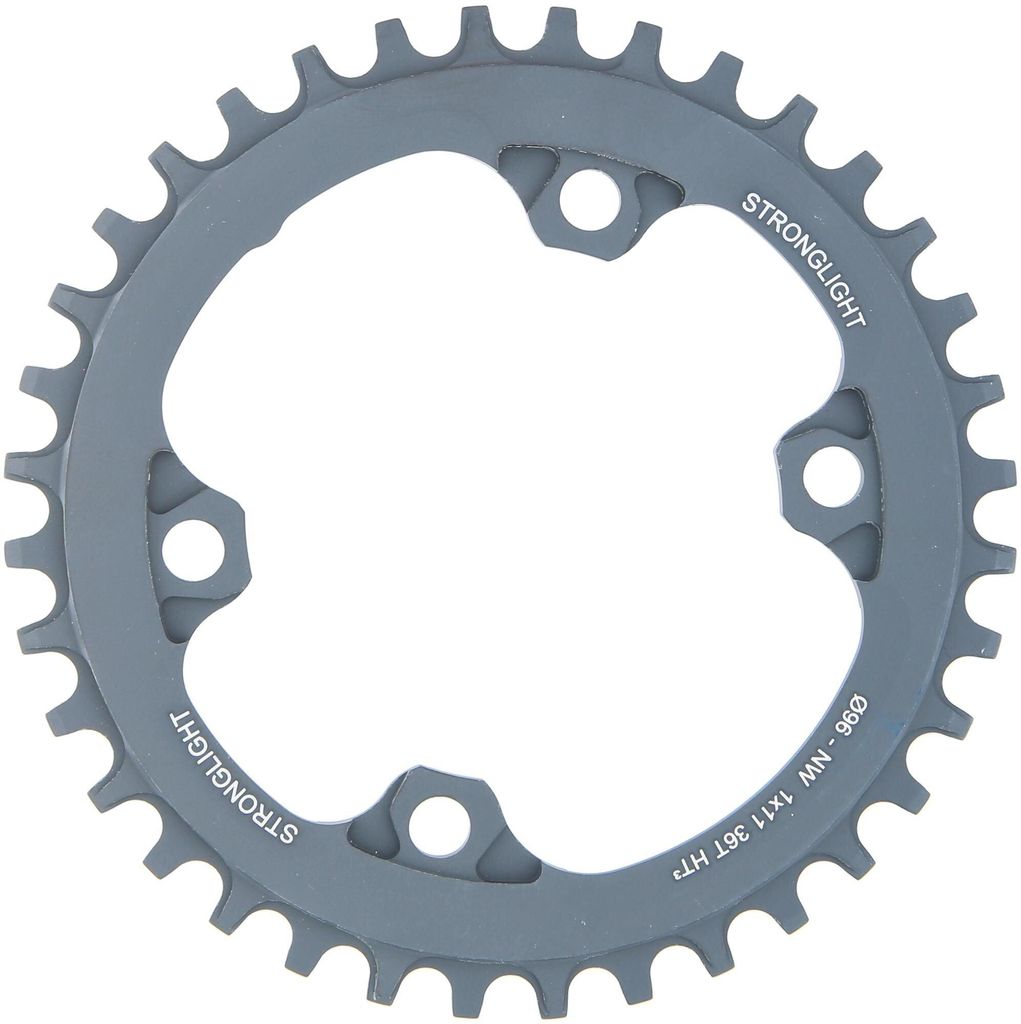 Stronglight MTB Kettenblatt HT3 mod. 17 Kettenblatt stark. ht3 36t Aluminium schwarz