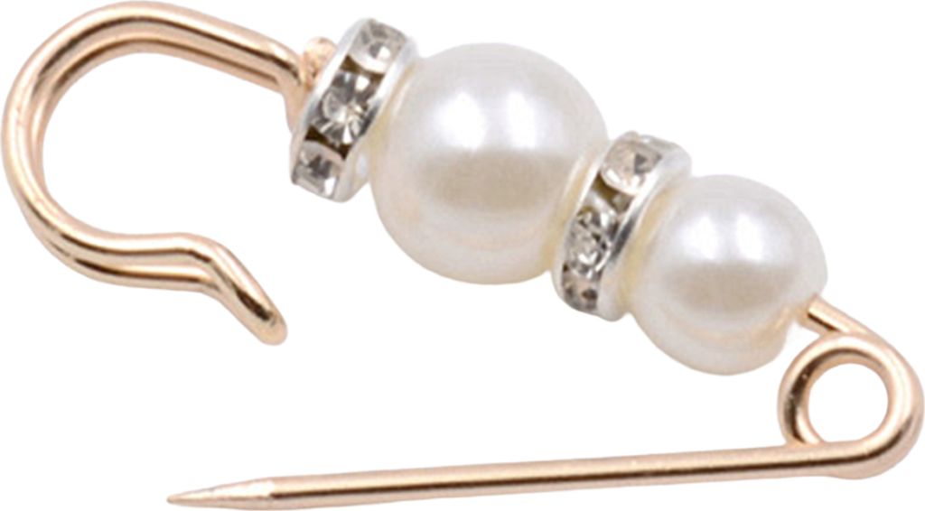 Blume Form Anti-Exposition Frauen Brosche Pin Glänzende Strass Faux Perlen Sicherheitsnadel Kostüm Zubehör-36