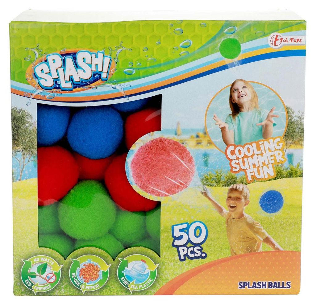 Toi-Toys - SPLASH Super Splashballs 5cm (50 kusů) Obrázek produktu 
