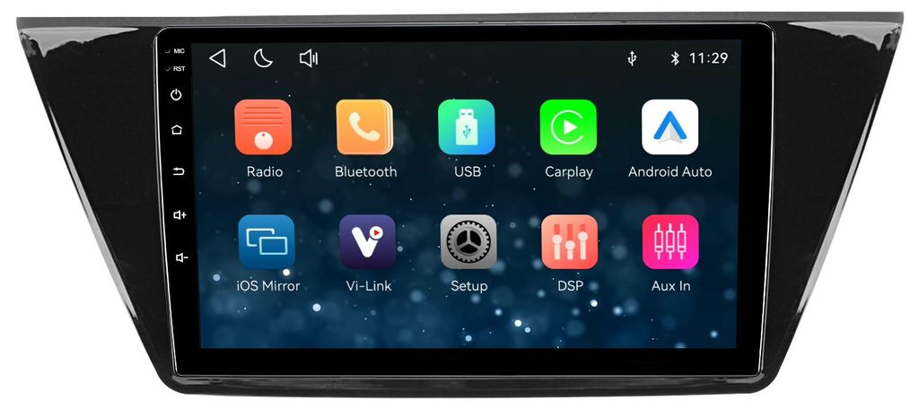 Autoradio 10 pouces pour VW Touran 2016-2018, système Linux Image du produit 