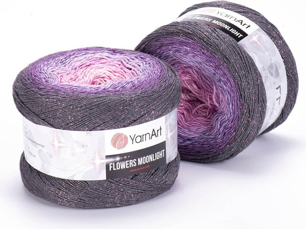 YarnArt Flowers Moonlight Garn - Ombre Effekt für sanfte Farbverläufe