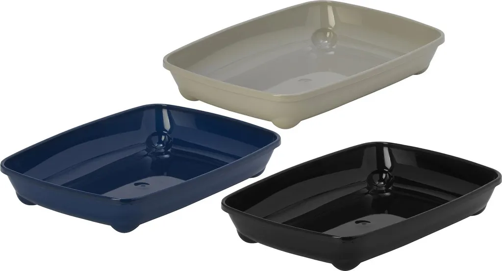 Bac à litière Nesta avec rebord amovible - Maison de toilette pour chat