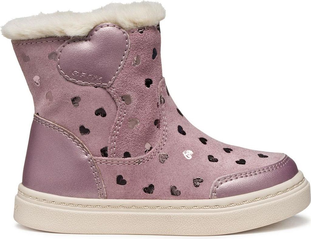 GEOX NASHIK, Warmfutter in Rose für Kinder, Größe 21