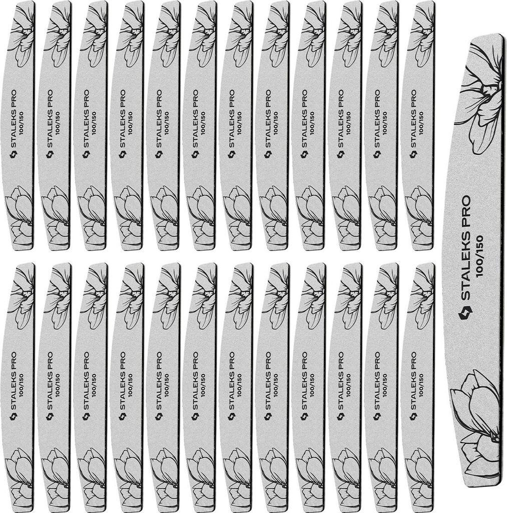 25x STALEKS lima per unghie minerale manicure HALF MOON Immagine del prodotto 