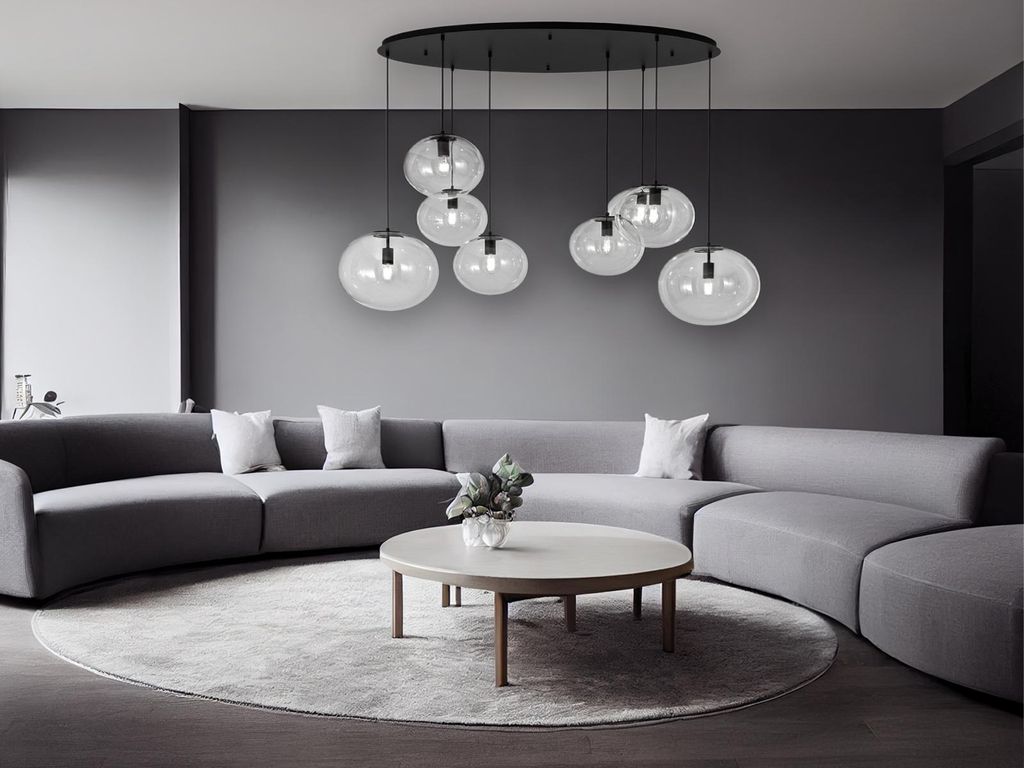 Pendelleuchte GALAXY 8-flammig Breite 166cm