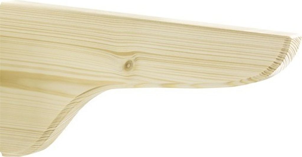 Holzkonsole Basic 240 mm Fichte natur Produktbild 