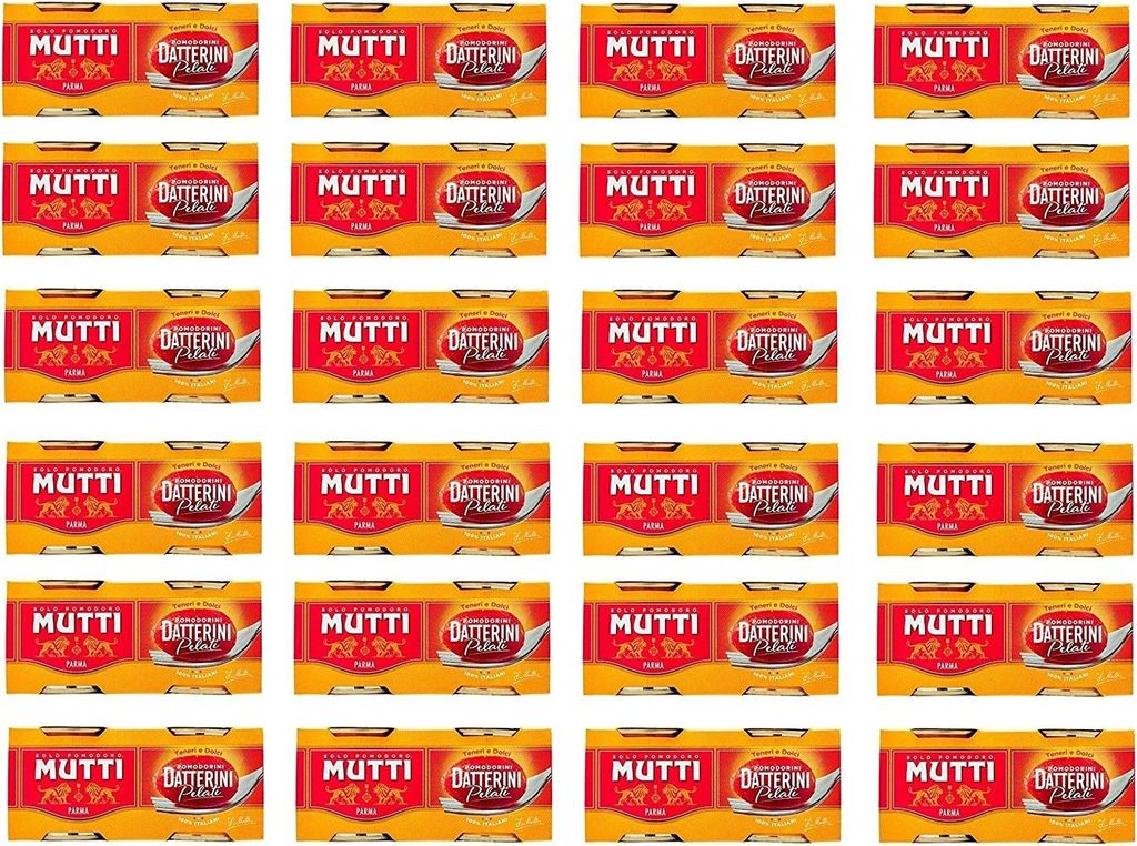 24x Mutti Pomodori Datterini Pelati Tomaten ( 220 gr x 2 ) 100% Italienisch