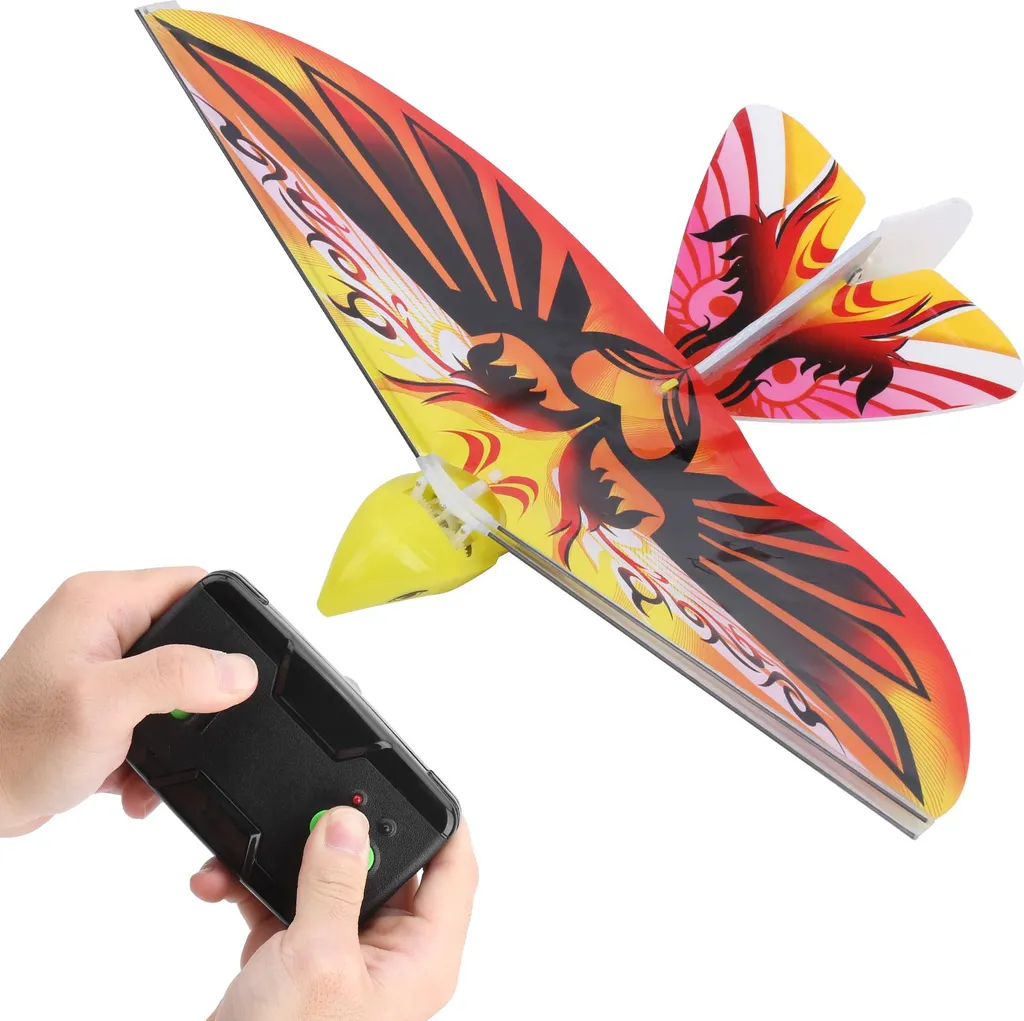 Oiseau RC anti-choc orange E-Bird simulation vol réel pour enfant - 2